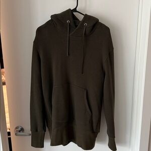 Men's Olive Green Hoodie Sweater